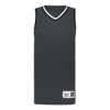 Custom Mens Retro Basketball Jersey Graphite/ Black/ White