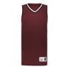 Custom Mens Retro Basketball Jersey Maroon/ Black/ White