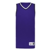 Custom Mens Retro Basketball Jersey Purple/ Black/ White