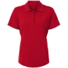 Custom Womens Ultimate365 Solid Polo Power Red
