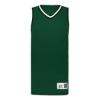 Custom Youth Retro Basketball Jersey Forest/ Black/ White