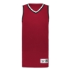 Custom Youth Retro Basketball Jersey Red/ Black/ White