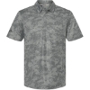 Custom Mens All Over Camo Print Polo Grey Three