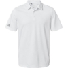 Custom Mens Micro Piqué Polo White
