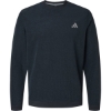 Custom Mens Terry Loop Crewneck Sweatshirt Black