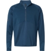 Custom Mens Performance Quarter-Zip Pullover Crew Navy