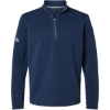 Custom Mens Spacer Quarter-Zip Pullover Collegiate Navy