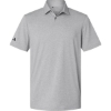 Custom Mens Blended Polo Grey Three Melange