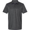 Custom Mens Space Dyed Polo Black Melange