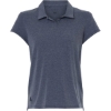 Custom Womens Blended Polo Collegiate Navy Melange