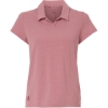 Custom Womens Blended Polo Pink Strata Melange