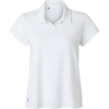 Custom Womens Blended Polo Solid White