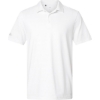 Custom Mens Textured Stripe Polo White