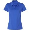 Custom Womens Textured Stripe Polo Bright Royal