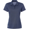 Custom Womens 4-Way Stretch Printed Polo Collegiate Navy
