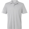 Custom Mens Performance 3-Stripes Climacool Polo Grey Two
