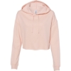 Custom Women’s Lightweight Crop Hooded Sweatshirt Blush