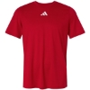 Custom Mens Pregame T-Shirt Team Power Red/ White