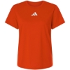 Custom Womens Pregame T-Shirt Collegiate Orange/ White