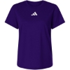 Custom Womens Pregame T-Shirt Team Collegiate Purple/ White
