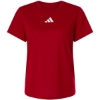 Custom Womens Pregame T-Shirt Team Power Red/ White