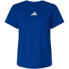 Custom Womens Pregame T-Shirt Team Royal Blue/ White