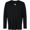 Custom Mens Pregame Long Sleeve T-Shirt Black/ White