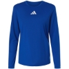 Custom Womens Pregame Long Sleeve T-Shirt Team Royal Blue/ White