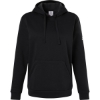 Custom Womens Fleece Hooded Sweatshirt Black/ White