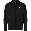Custom Mens Game & Go Fleece Full-Zip Hooded Sweatshirt Black