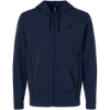 Custom Mens Game & Go Fleece Full-Zip Hooded Sweatshirt Team Navy Blue