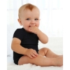 Custom Infant Baby Essential Bodysuit Black