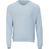 Custom Mens Cuddle Cross-Neck Sweater Sky Blue