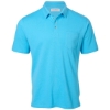 Custom Mens Pique Polo Pacific Blue