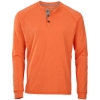 Custom Unisex Henley Long Sleeve T-Shirt Mandarin
