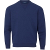 Custom Mens Fleece Crewneck Sweatshirt Navy