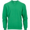 Custom Mens Fleece Crewneck Sweatshirt Shamrock