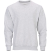 Custom Mens Fleece Crewneck Sweatshirt White Heather