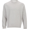 Custom Mens French Terry Crewneck Sweatshirt Oxford Heather