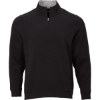 Custom Unisex Fleece Quarter-Zip Pullover Black