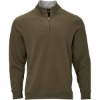 Custom Unisex Fleece Quarter-Zip Pullover Olive