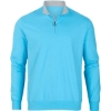 Custom Mens Alumni Quarter-Zip Pullover Pacific Blue