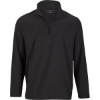 Custom Mens Quarter-Zip Stretch Pullover Black