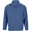 Custom Mens Quarter-Zip Stretch Pullover Indigo