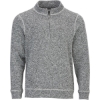 Custom Mens Alpine Quarter-Zip Pullover Black Heather