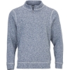 Custom Mens Alpine Quarter-Zip Pullover Navy Heather