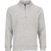 Custom Mens Alpine Quarter-Zip Pullover Oxford Heather