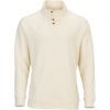 Custom Mens French Terry Button Pullover Natural