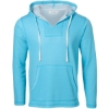 Custom Unisex Baja Hooded Pullover Pacific Blue Heather