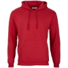 Custom Unisex Fleece Hooded Sweatshirt Brick Red